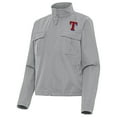 thumbnail image 1 of Women's Antigua Gray Texas Rangers Even Par Full-Zip Jacket, 1 of 1