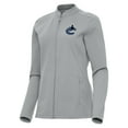 thumbnail image 1 of Women's Antigua  Gray Vancouver Canucks Regard Full-Zip Jacket, 1 of 1