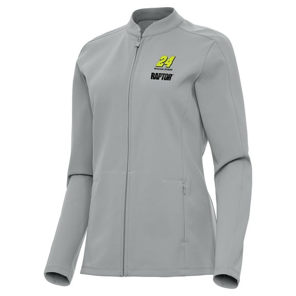 Women's Antigua Gray William Byron Regard Full-Zip Jacket