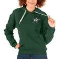 thumbnail image 1 of Women's Antigua Green Dallas Stars Primary Logo Victory Pullover Hoodie, 1 of 1