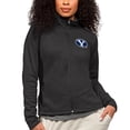 thumbnail image 1 of Women's Antigua Heather Black BYU Cougars Course Full-Zip Jacket, 1 of 1