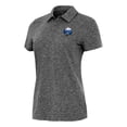 thumbnail image 1 of Women's Antigua Heather Black Buffalo Sabres Matter Polo, 1 of 1
