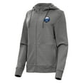 thumbnail image 1 of Women's Antigua Heather Black Buffalo Sabres Seeker Full-Zip Hoodie, 1 of 1