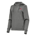 thumbnail image 1 of Women's Antigua Heather Black Carolina Hurricanes Justice Pullover Hoodie, 1 of 1
