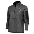 thumbnail image 1 of Women's Antigua  Heather Black Eugene Emeralds Fortune Half-Zip Pullover Jacket, 1 of 1