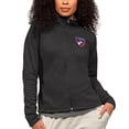 thumbnail image 1 of Women's Antigua Heather Black FC Dallas Team Logo Course Full-Zip Jacket, 1 of 1