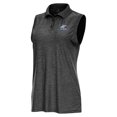 thumbnail image 1 of Women's Antigua  Heather Black Georgia Southern Eagles Recap Sleeveless Polo, 1 of 1