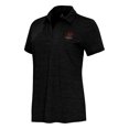thumbnail image 1 of Women's Antigua Heather Black Houston Dynamo FC Layout V-Neck Polo, 1 of 1