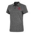 thumbnail image 1 of Women's Antigua  Heather Black Houston Rockets Motivated Polo, 1 of 1