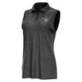 thumbnail image 1 of Women's Antigua  Heather Black Montana State Bobcats Recap Sleeveless Polo, 1 of 1