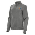 thumbnail image 1 of Women's Antigua Heather Black NASCAR Merchandise Crush Quarter-Zip Jacket, 1 of 1