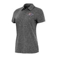 thumbnail image 1 of Women's Antigua Heather Black Oklahoma City Thunder Matter Polo, 1 of 1