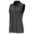 thumbnail image 1 of Women's Antigua  Heather Black Orlando Magic Recap Sleeveless Polo, 1 of 1