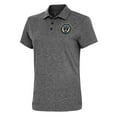 thumbnail image 1 of Women's Antigua  Heather Black Philadelphia Union Motivated Polo, 1 of 1