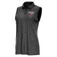 thumbnail image 1 of Women's Antigua  Heather Black Southern Illinois Salukis Recap Sleeveless Polo, 1 of 1