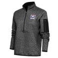 thumbnail image 1 of Women's Antigua  Heather Black Stockton Ports Fortune Half-Zip Pullover Jacket, 1 of 1