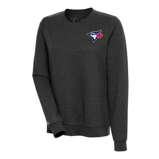 Toronto Blue Jays Antigua Reward Crewneck Pullover Sweatshirt - Heathered  Gray