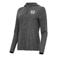 thumbnail image 1 of Women's Antigua  Heather Black Utah State Aggies Daybreak Quarter-Zip Hoodie, 1 of 1