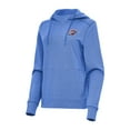 thumbnail image 1 of Women's Antigua Heather Blue Oklahoma City Thunder Justice Pullover Hoodie, 1 of 1