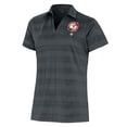 thumbnail image 1 of Women's Antigua Heather Charcoal Louisville Black Caps Compass Polo, 1 of 1