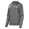 thumbnail image 1 of Women's Antigua   Heather Charcoal New York Jets Seeker Full-Zip Hoodie Jacket, 1 of 1