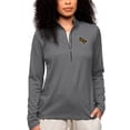 thumbnail image 1 of Women's Antigua Heather Charcoal UCF Knights Epic Quarter-Zip Pullover Top, 1 of 1