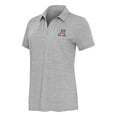thumbnail image 1 of Women's  Antigua Heather Gray Arizona Wildcats Layout V-Neck Polo, 1 of 1