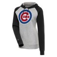 thumbnail image 1 of Women's Antigua  Heather Gray/Black Chicago Cubs Victory Raglan Sleeve Pullover Hoodie, 1 of 1