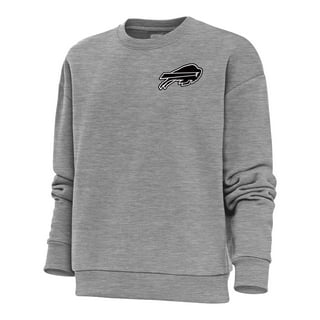 Starter Buffalo Bills Crew Neck Sweatshirt with Zip Pockets M / Bills Heather Grey Mens Sportswear