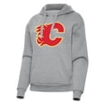 thumbnail image 1 of Women's Antigua Heather Gray Calgary Flames Victory Pullover Hoodie, 1 of 1