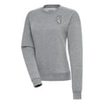 thumbnail image 1 of Women's Antigua  Heather Gray Chicago White Sox Brushed Metallic Victory Pullover Sweatshirt, 1 of 1