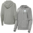 thumbnail image 1 of Women's Antigua  Heather Gray Cleveland Browns Seeker Full-Zip Hoodie Jacket, 1 of 4