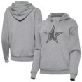 thumbnail image 1 of Women's Antigua  Heather Gray Dallas Cowboys Victory Hoodie, 1 of 3