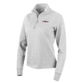 thumbnail image 1 of Women's Antigua  Heather Gray Fort Wayne TinCaps Action Quarter-Zip Pullover Sweatshirt, 1 of 1