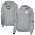 thumbnail image 1 of Women's Antigua  Heather Gray Jacksonville Jaguars Victory Pullover Hoodie, 1 of 4