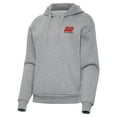 thumbnail image 1 of Women's Antigua  Heather Gray Joey Logano Victory Pullover Hoodie, 1 of 1