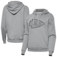 thumbnail image 1 of Women's Antigua  Heather Gray Kansas City Chiefs Victory Hoodie, 1 of 3