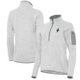 thumbnail image 1 of Women's Antigua Heather Gray Las Vegas Aces Fortune Half-Zip Pullover Jacket, 1 of 3