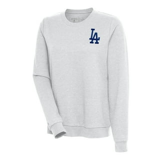 Antigua MLB National League Action Hoodie, Mens, S, Los Angeles Dodgers Oatmeal