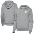 thumbnail image 1 of Women's Antigua  Heather Gray Los Angeles Rams Victory Pullover Hoodie, 1 of 4