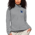 thumbnail image 1 of Women's Antigua Heather Gray Memphis Tigers Course Full-Zip Jacket, 1 of 1
