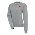 thumbnail image 1 of Women's Antigua  Heather Gray Mercer Bears Victory Pullover Sweatshirt, 1 of 1