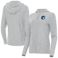 thumbnail image 1 of Women's Antigua  Heather Gray Minnesota Lynx Daybreak Quarter-Zip Hoodie, 1 of 3