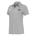 thumbnail image 1 of Women's  Antigua Heather Gray Nashville Predators Layout V-Neck Polo, 1 of 1