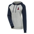 thumbnail image 1 of Women's Antigua  Heather Gray/Navy Los Angeles Angels Victory Raglan Sleeve Pullover Hoodie, 1 of 1