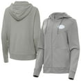 thumbnail image 1 of Women's Antigua  Heather Gray New York Jets Seeker Full-Zip Hoodie Jacket, 1 of 4