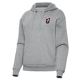 thumbnail image 1 of Women's Antigua Heather Gray Angel City FC Victory Pullover Hoodie, 1 of 1