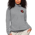 thumbnail image 1 of Women's Antigua Heather Gray Ottawa Senators Primary Logo Course Full-Zip Jacket, 1 of 1