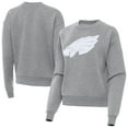 thumbnail image 1 of Women's Antigua Heather Gray Philadelphia Eagles Victory Pullover Sweatshirt, 1 of 3