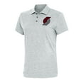 thumbnail image 1 of Women's Antigua  Heather Gray Portland Trail Blazers Motivated Polo, 1 of 1
